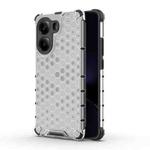 For Redmi Turbo 4 5G Honeycomb Shockproof Phone Case(White)