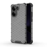 For Redmi Turbo 4 5G Honeycomb Shockproof Phone Case(Black)