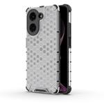 For Redmi A5 4G 171.7mm / Poco C71 Honeycomb Shockproof Phone Case(White)