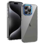 For iPhone 12 Pro Max Ice Feel HD Transparent PC Full Coverage Phone Case(Blue)