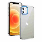 For iPhone 12 Ice Feel HD Transparent PC Full Coverage Phone Case(Blue)