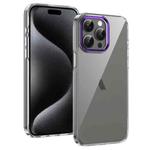 For iPhone 13 Pro Ice Feel HD Transparent PC Full Coverage Phone Case(Purple)