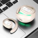 I19 Mechanical Planet Ear-Mounted Wireless Bluetooth Earphone(Beige)