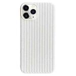 For iPhone 11 Pro Weave Texture TPU Phone Case(White)