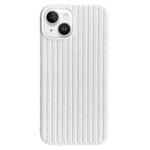 For iPhone 13 Weave Texture TPU Phone Case(White)