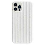 For iPhone 13 Pro Weave Texture TPU Phone Case(White)