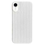 For iPhone XR Weave Texture TPU Phone Case(White)