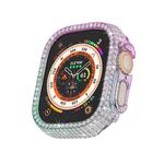 For Apple Watch Ultra / Ultra 2 49mm Hollowed Diamond PC Watch Case(Colorful)