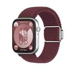 For Huawei Watch Fit3 Nylon Loop Magnetic Buckle Watch Band(Wine Red)