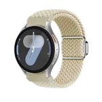 For Samsung Galaxy Watch 7 / 6 / 5 / 4 Nylon Loop Magnetic Buckle Watch Band(Starlight Color)