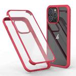 For iPhone 16 Pro Max Double-sided Plastic Glass Phone Protective Case(Red)