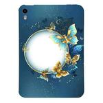 For iPad mini 6 Color Painting Pattern Smart Tablet TPU Case(Butterfly Circle)