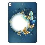 For iPad Air 10.5 2019 Color Painting Pattern Smart Tablet TPU Case(Butterfly Circle)