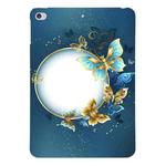 For iPad mini 5 / 4 Color Painting Pattern Smart Tablet TPU Case(Butterfly Circle)