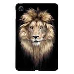 For OPPO Pad Air Color Painting Pattern Smart Tablet TPU Case(Lion)