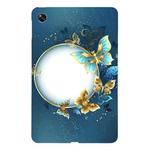 For OPPO Pad Air Color Painting Pattern Smart Tablet TPU Case(Butterfly Circle)