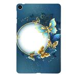 For Huawei MatePad SE Color Painting Pattern Smart Tablet TPU Case(Butterfly Circle)