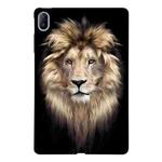 For Huawei MatePad SE 11 2024 Color Painting Pattern Smart Tablet TPU Case(Lion)