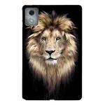 For Lenovo Tab K11 Plus Color Painting Pattern Smart Tablet TPU Case(Lion)