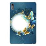 For Lenovo Tab M10 5G 2023 Color Painting Pattern Smart Tablet TPU Case(Butterfly Circle)