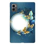 For Lenovo Legion Y700 2023 Color Painting Pattern Smart Tablet TPU Case(Butterfly Circle)