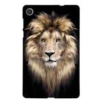 For Lenovo Tab M8 4th Gen Color Painting Pattern Smart Tablet TPU Case(Lion)