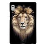 For Lenovo Tab M9 Color Painting Pattern Smart Tablet TPU Case(Lion)