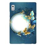 For Lenovo Tab M9 Color Painting Pattern Smart Tablet TPU Case(Butterfly Circle)