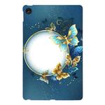 For Lenovo Tab M10 Plus 3rd Gen Color Painting Pattern Smart Tablet TPU Case(Butterfly Circle)