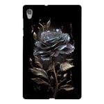 For Lenovo Tab M10 HD Gen 2 Color Painting Pattern Smart Tablet TPU Case(Black Rose)