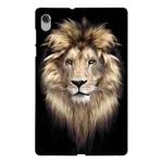 For Lenovo M10 Plus Color Painting Pattern Smart Tablet TPU Case(Lion)