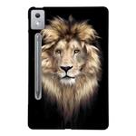 For Lenovo Tab P12 Pro 12.7 2025 Color Painting Pattern Smart Tablet TPU Case(Lion)