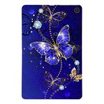 For Amazon Fire Max 11 Color Painting Pattern Smart Tablet TPU Case(Blue Butterfly)