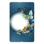 For Samsung Galaxy Tab A 10.1 (2019) Color Painting Pattern Smart Tablet TPU Case(Butterfly Circle)