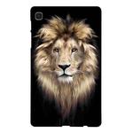 For Samsung Galaxy Tab A7 Lite Color Painting Pattern Smart Tablet TPU Case(Lion)