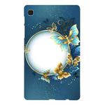 For Samsung Galaxy Tab A7 Lite Color Painting Pattern Smart Tablet TPU Case(Butterfly Circle)