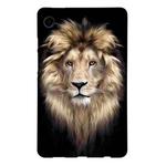 For Samsung Galaxy Tab A9 Color Painting Pattern Smart Tablet TPU Case(Lion)