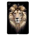 For Samsung Galaxy Tab A9+ Color Painting Pattern Smart Tablet TPU Case(Lion)