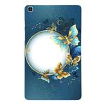 For Samsung Galaxy Tab A 8.0 2019 Color Painting Pattern Smart Tablet TPU Case(Butterfly Circle)