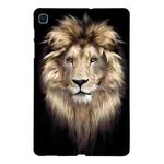 For Samsung Galaxy Tab S6 Lite 2024 / 2022 Color Painting Pattern Smart Tablet TPU Case(Lion)