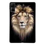 For Redmi Pad 10.61 Color Painting Pattern Smart Tablet TPU Case(Lion)