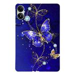 For Redmi Pad Pro / Pad Pro 5G Color Painting Pattern Smart Tablet TPU Case(Blue Butterfly)