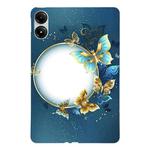 For Xiaomi Poco Pad Color Painting Pattern Smart Tablet TPU Case(Butterfly Circle)