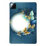 For Xiaomi Pad 7 / Pad 7 Pro Color Painting Pattern Smart Tablet TPU Case(Butterfly Circle)