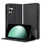For Samsung Galaxy S23+ 5G LC.IMEEKE L1 Series Frosted Fine Texture PU Phone Case(Black)