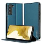 For Samsung Galaxy S21+ 5G LC.IMEEKE L1 Series Frosted Fine Texture PU Phone Case(Blue)
