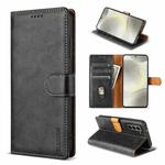 For Samsung Galaxy S22+ 5G N.BEKUS CSJ-P1 Solid Color Leather Phone Case(Black)