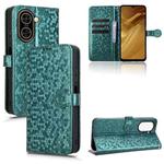 For Redmi A5 4G 173.3mm Honeycomb Dot Texture Leather Phone Case(Green)
