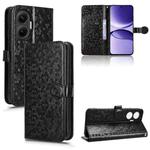 For Redmi Turbo 4 Pro 5G Honeycomb Dot Texture Leather Phone Case(Black)