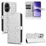 For Redmi Turbo 4 Pro 5G Honeycomb Dot Texture Leather Phone Case(Silver)